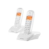 motorola dual sim chile Buena calidad Motorola S1202 Duo - Teléfono Fijo inalámbrico, Color Blanco