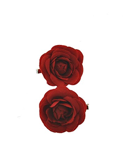 Zac's Alter Ego® Pair of Rose Flowers on Concord Clip