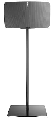 Cavus CSP5B Support pied de sol pour Enceinte SONOS Play 5 Noir