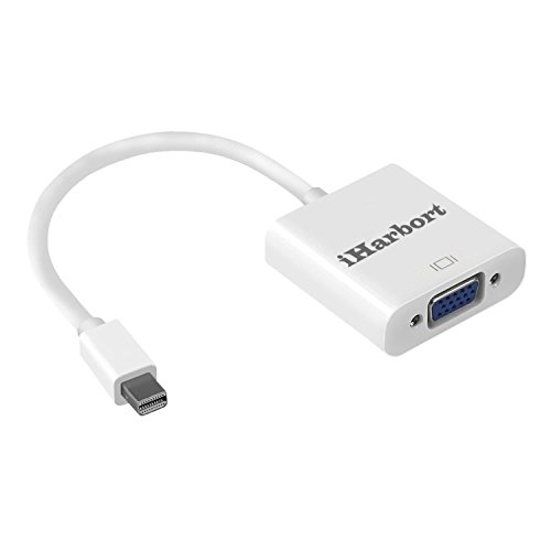 iHarbort Mini DisplayPort Display Port DP auf VGA Buchse Kabel Adapter Konverter für Macbook Air / Pro, Microsoft Surface Pro & Pro 2 3