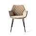 Produktbild Boston Samt Beige | Esszimmerstuhl | Design Stuhl Wohnzimmer | Urban Lifestyle-Kollektion | Beige