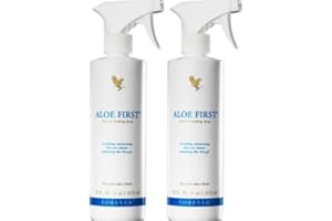 Forever Living Products Aloe First, 473ml, Skin soothing formua, 80% pure inner leaf Aloe Vera, Gluten Free, Vegetarian friendly (Bundle of 2)