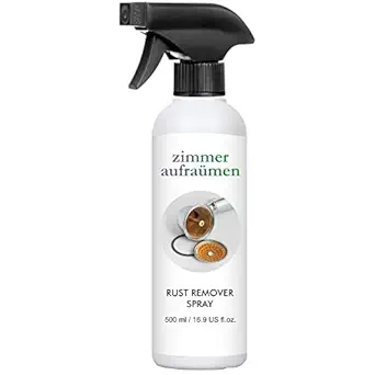 Zimmer Aufraumen 2x Powerful Rust Remover Spray- for Iron, Steel, Metal, Rust Cleaning & Protection for Car, Motorcycle, Motor Bike, Kitchen (500 ml)