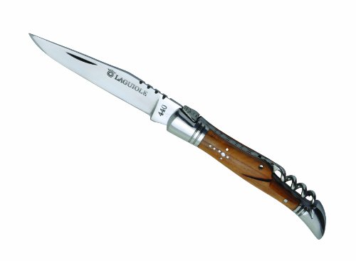 baladéo Laguiole ‚Classic‘ – mit Korkenzieher, Olivenholz - 3
