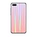 Price comparison product image Alsoar Case Compatible for iPhone 7 Case,Fashion Gradient Aurora Laser Cover for iPhone 8 Transparent Case,Soft TPU Bumper Hard Case in Tempered Glass Slim Case