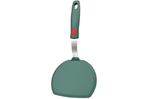 TENTA KITCHEN Silicone spatola spatola antiaderente pentole sicuro largo pancake spatola per cucinare e cuocere 600 ° F resistente al calore spatola uovo di gomma