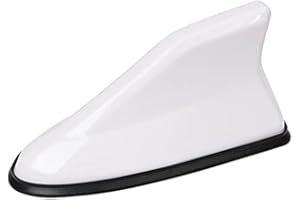 GTFRFD Antena De Aleta De TiburóN De Coche para Nissan Qashqai (J11) 2016-2020 2021 ABS Am/FM Radio Antena Aleta Coche Techo Superior Coche Accesorios,E