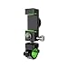 Produktbild TuiPong Multifunktions-Fahrrad-Telefon-Halter, 360-Grad-drehbare Universal-Fahrradhalterung mit LED-Nachtlicht & Compass-Lenkerhalterung für 3,5-6,5 Zoll Gerät, Motorrad und Fahrrad (Schwarz Grün)