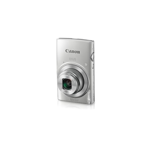 Canon IXUS 190 20MP Digital Camera with 10x Optical Zoom (Silver