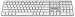 Produktbild Kanex Multi-Sync Tastatur Deutsch silber/weiß