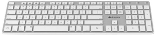 Preisvergleich Produktbild Kanex Multi-Sync Tastatur Deutsch silber / weiß