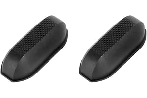 DWANG 1Pair Black Replacement Plastic Stud Luggage Feet Pads Baggage Replacement Stud Foot Black Feet Pads Baggage Stud Foot for Luggage Bags Suitcase Stand Feet for All Suitcase Luggage and Travel Gear