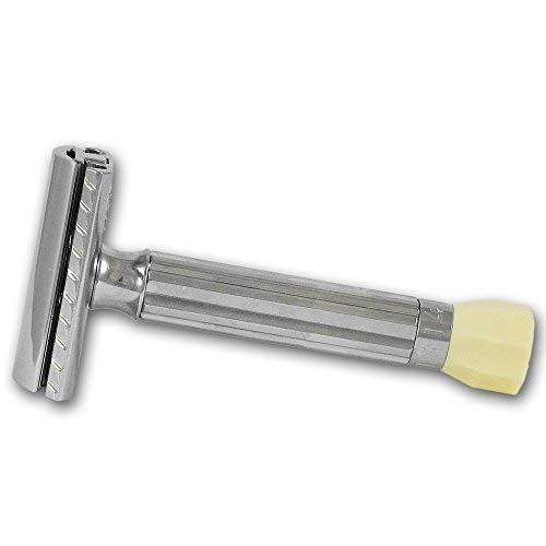 Merkur - Maquinilla de afeitar tradicional de doble filo, ajustable