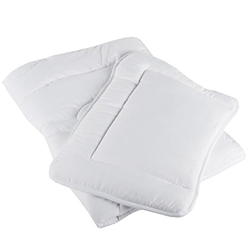 Kinder Bettdecken Set Allergiker geeignet Steppbett 100x135cm Kissen 40x60cm nach Öko-Tex Standard 100 zertifiziert - 4