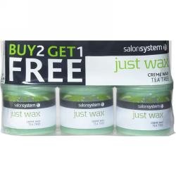 Salon System Just Wax Creme Wax Tea Tree Buy 2 Get 1 Free