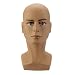 Fulltime(TM) Coffee Color Male Mannequin Head Hat Display Wig Training Head Model Head Model