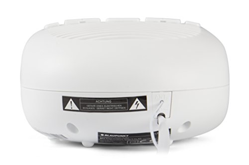 BLAUPUNKT CLR 80 WH Uhrenradio mit Wecker, PLL FM-Lautsprecher, 2 Weckzeiten, Snooze-, NAP und Sleep-Timer weiß - 6