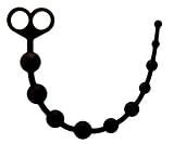 Handsome Cock Long Black Anal Beads