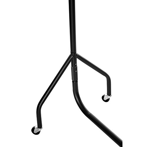Stabiler Kleiderständer, Breite 152cm, schwarz - 2