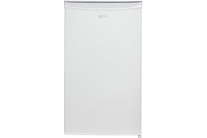 Igenix IG3960 Freestanding Larder Fridge with 92 Litre Capacity, 2 Adjustable Shelves and Salad Drawer, Reversible Door, 48 cm Wide, White