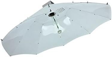 Parabolic Hydroponics White 100cm Reflector 250w 400w 600w HPS Grow Light Shade