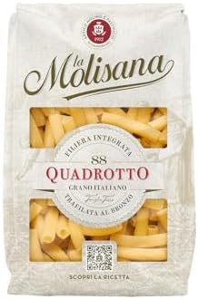 La Molisana, Quadrotto n. 88, Pasta da Solo Grano Italiano - Trafilata al Bronzo, Ruvida e Tenace con Eccellente Tenuta in Cottura - Confezione da 500 g