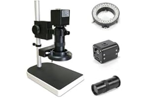 BURUIYOTEN 16Mp Industrie Mikroskop Cmos Kamera Elektronische Okular Mit C Mount 1080P Hdmi Objektiv Digitalkamera USB Profi Digital Desktop-Mikroskop Set Neu Mikroskopkamera Microscope Camera Inspection Labor
