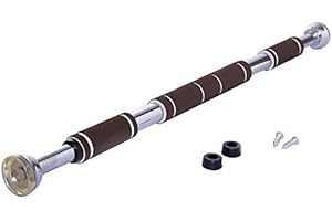 KYLIN SPORT Barre de Traction Porte Barre de Musculation Murale Barre de Fitness Pull up Bar en Acier Inoxyable (Joint Rond 63-100CM)