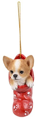 Hanging Christmas Stocking Pet Pals Vivid Arts- Palmas de Navidad para Colgar para Mascotas, Chihuahua