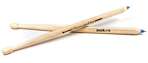SUCK UK Drumstick-Kugelschreiber – blau (2er-Packung) - 2