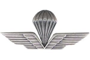 VENDOTUTTONLINE DISTINTIVO ABILITAZIONE AL LANCIO PARACADUTISTI DA CAMICIA ESTIVA - METALLO 4,5 cm