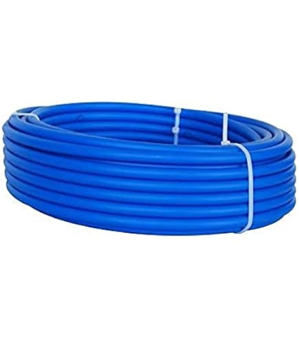 Tuyau Polyéthylène PEHD - Alimentaire - Ø25 Mm - Longueur 25 M - Pression 10 Bars - Bande Bleue