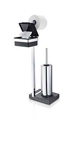 Blomus 68820 Toilettenbutler Menoto, geschlossene WC-Bürste, Edelstahl poliert - 3