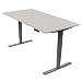 Produktbild Ergotopia Elektrisch höhenverstellbarer Schreibtisch 5 Jahre Garantie | Ergonomischer Steh-Sitz Tisch mit Memory Funktion | Beugt Rückenschmerzen vor & Macht produktiver (120x80, Grau, G)