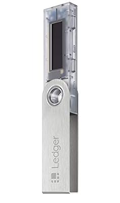 Ledger Nano S - Nouvelle Version 1.4- Portefeuille pour cryptomonnaies - Transparent