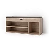 Das in die Sitzbank integrierte Regal verstaut Ihre Schuhe geschickt und ist in 3 unterschiedlichen Designs erhältlich.