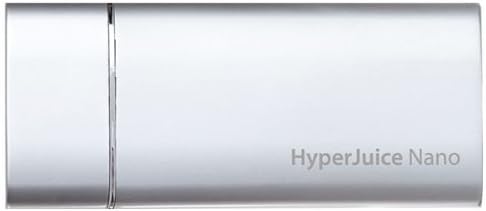 HyperJuice Nano External Battery for Apple iPhone/iPod (1800mAh) - Silver