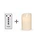 Produktbild sompex Flame LED - Echtwachs Kerze Classic elfenbein MIT FERNBEDIENUNG! Bundle inklusive Fernbedienung!