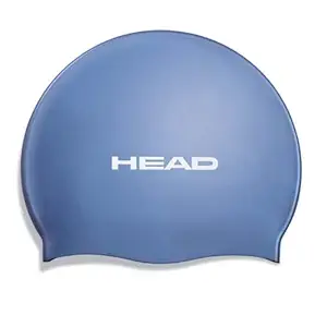 Head Silicone Flat Swim Cap