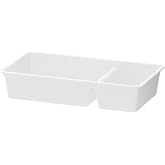 IKEA Kutu Organizer 33x17 cm, Masa&uuml;st&uuml; &Ccedil;ekmece İ&ccedil;i Saklama Kutusu, Gri