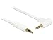 Produktbild Delock 0.5 m 3.5 mm M/M – Audio CABLES (3.5 mm, Male, 3.5 mm, Male, Gold, White)