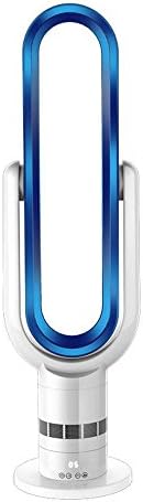 Scenic 360° Bladeless Fan With Remote Control AirFlow Cooling Fan Low db Home Office UK (Blue)