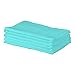 Cuddles Collection Muslin Squares (Pack of 6, Turquoise)