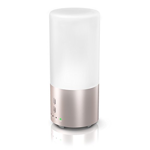 Preisvergleich Produktbild Arendo - Aroma Diffuser / LED Duftlampe mit Farbwechsel / Duftöldiffuser / Duftlampe mit Ultraschall Technologie / Farbwechsel LEDs / energieeffizient / Aluminium Gehäuse