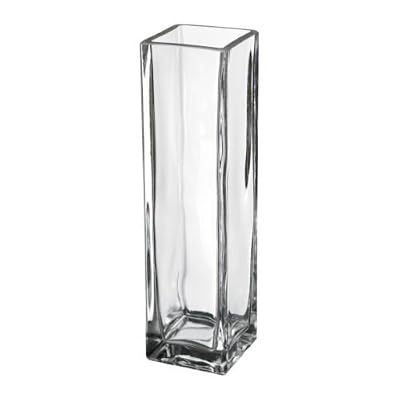 Ikea Rektangel Vase Clear Glass 21 Cm