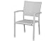 Produktbild Siena Garden 801188 Stapelsessel Galant, Aluminium-Untergestell, Gardino-Geflecht polar, 53 x 55 x 85 cm