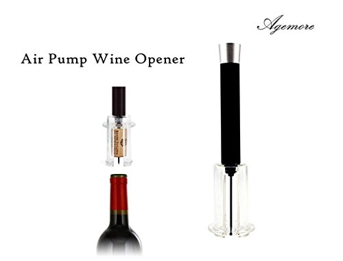 Flaschenöffner, J2CC Wein Flaschenöffner Wein Pumpenöffner Kork Entferner Easy Luftpumpe Druckwein Pumpenöffner Kork Entferner Einfache Luftpumpe Druck - 3