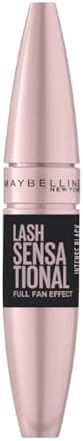 Maybelline New York Mascara Ciglia Sensazionali, Volumizzante, Effetto Ventaglio sulle Ciglia, Intense Black, 9,5 ml
