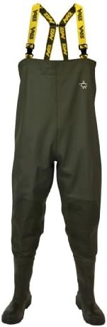 Vass Mens Va700-77 Non-Studded Chest Wader Wellington Boots Green Size 8