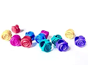 Femny Mini Hair Clips Plastic Hair Claws Pins Clamps for Girls and Women( random color) (pack of 10, Design 3)